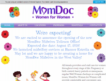 Tablet Screenshot of momdocwfw.com